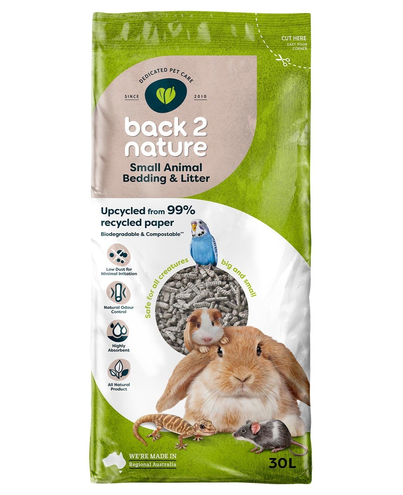Back 2 Nature Litter 30 Litres – The Rabbit Doctors
