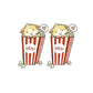 Popcorn Guinea Pig Stud Earrings