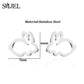 Rabbit Outline Stud Earrings