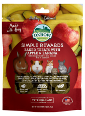 Oxbow Simple Rewards Apple Banana Baked Treats