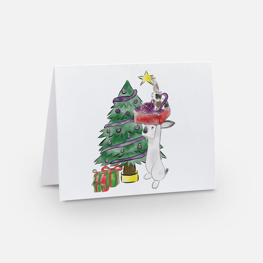 Hopping Holiday Cards - 5 Pack - Festive Season 2025
